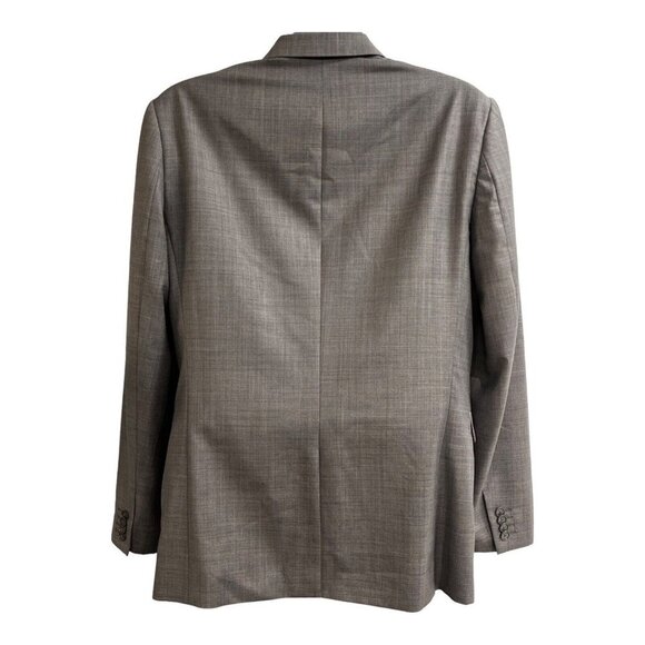 Express 42L Photographer Blazer Jacket Sport Coat Wool Blend Gray 2 Button - Picture 2 of 10
